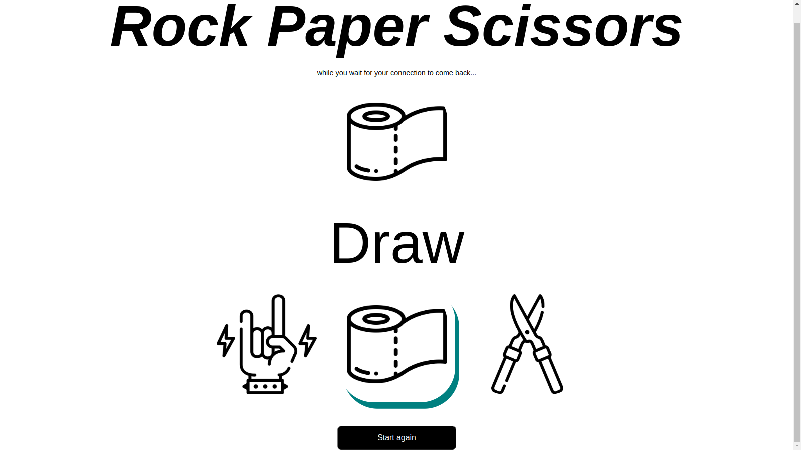 RockPaperScissors screenshot